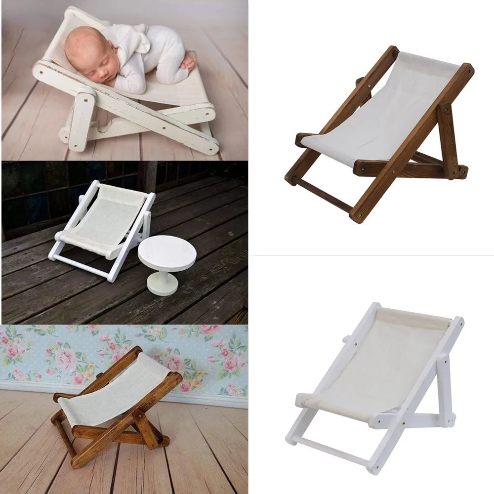 Newborn Photography Props Small Seats Baby Chair Bed Retro Basket Baby
